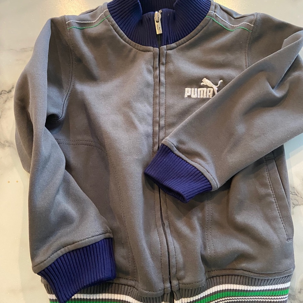 Puma toddler boys zip up